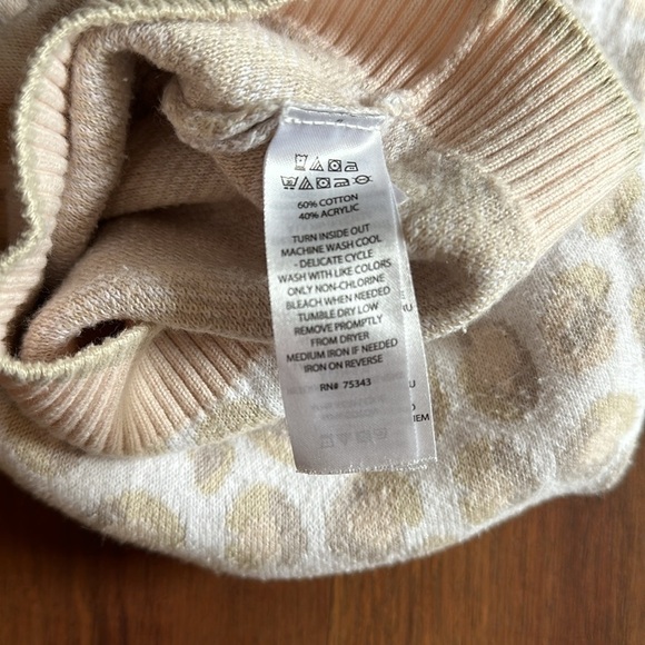 Cynthia Rowley Girls 4T Cheetah Print Sweater Dress - Picture 8 of 9